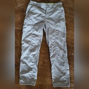 Columbia Insect Block Pant. Silver grey color. 34W, 32L.